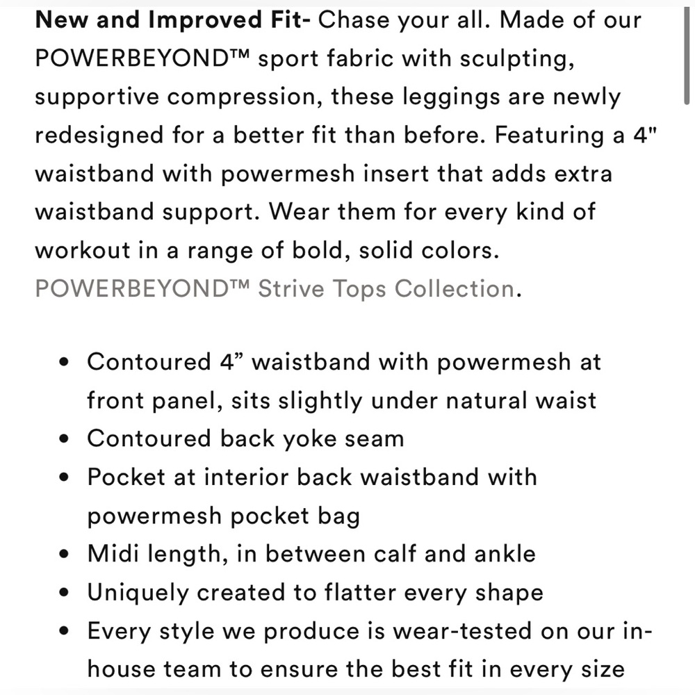 NWT Beyond Yoga Set: Powerbeyond Midi Legging Cropped Tank Hazy Peri Peri Small - Picture 6 of 7